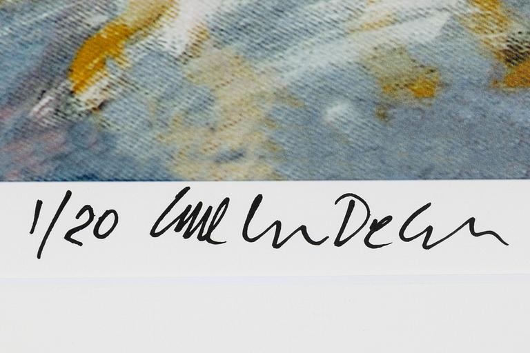 Carl Johan De Geer, pigmentprint, signed 1/20.