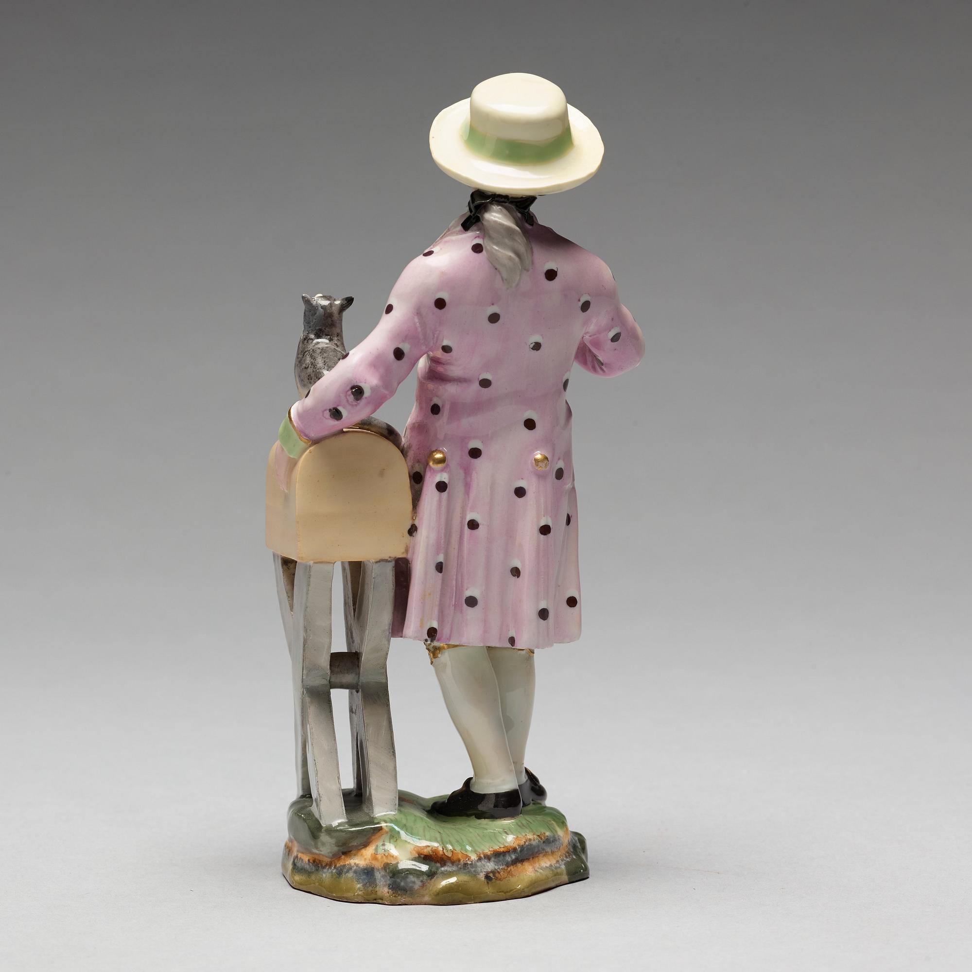 FIGURIN, porslin.  Höchstliknande märke, omkring 1900.