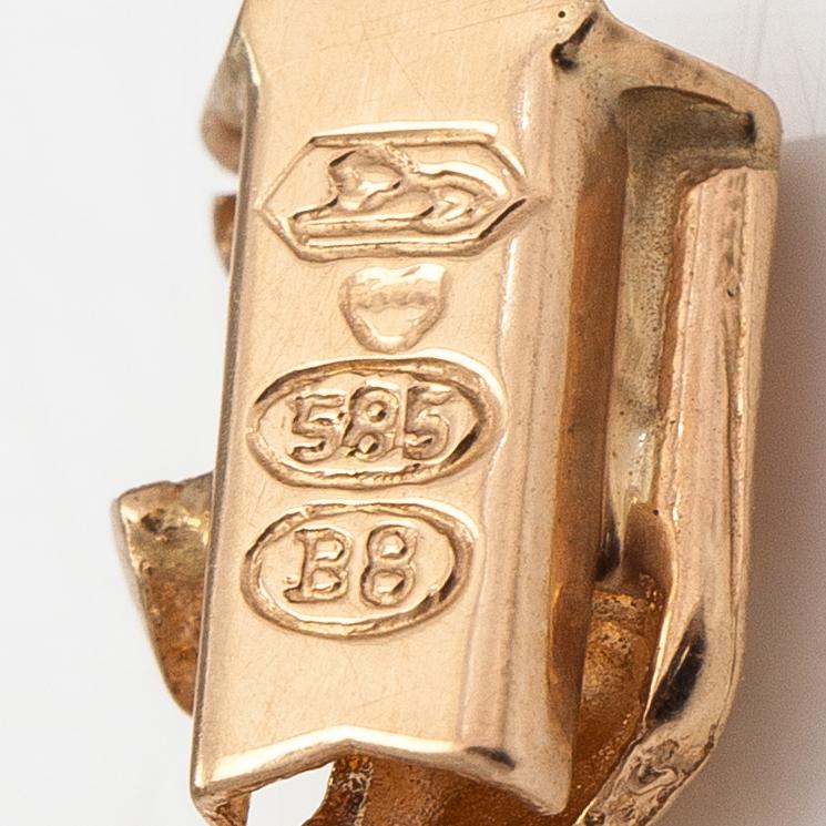 Armband, 14K guld. Kultakeskus, Tavastehus 1980.