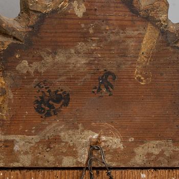 A Swedish gustavian girandole mirror by Anders Carlsson, (1772-1801).