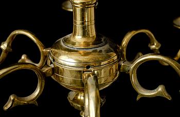 TAKKRONA, mässing, barock, 1700-tal.