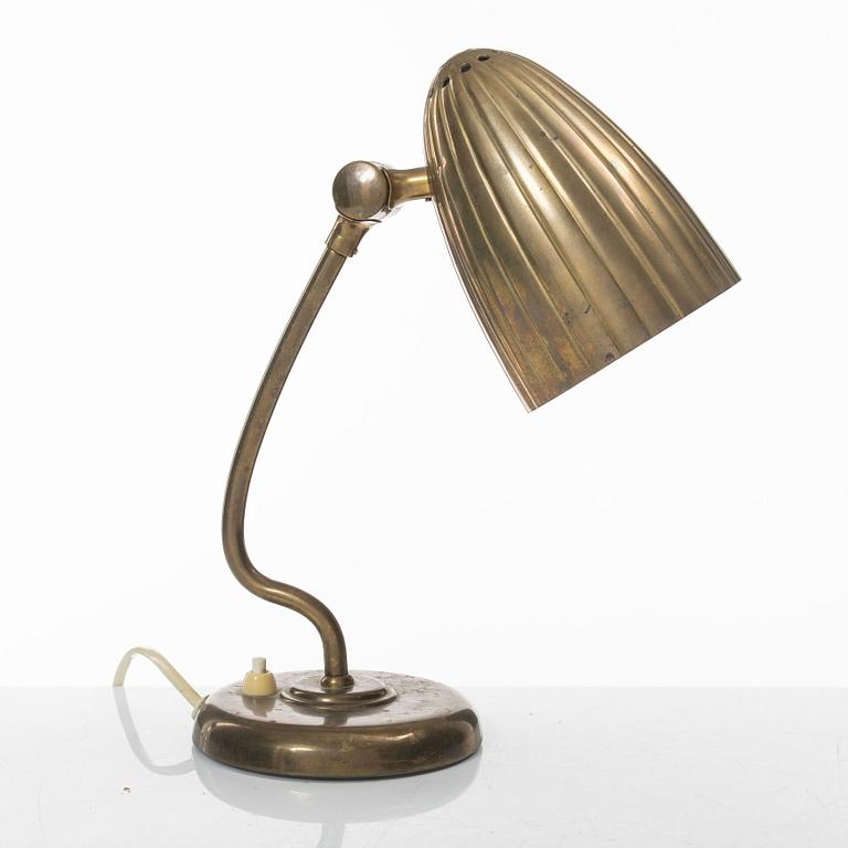 Harald Notini, a table lamp model "15480", Arvid Böhlmarks Lampfabrik, Stockholm, 1940s.
