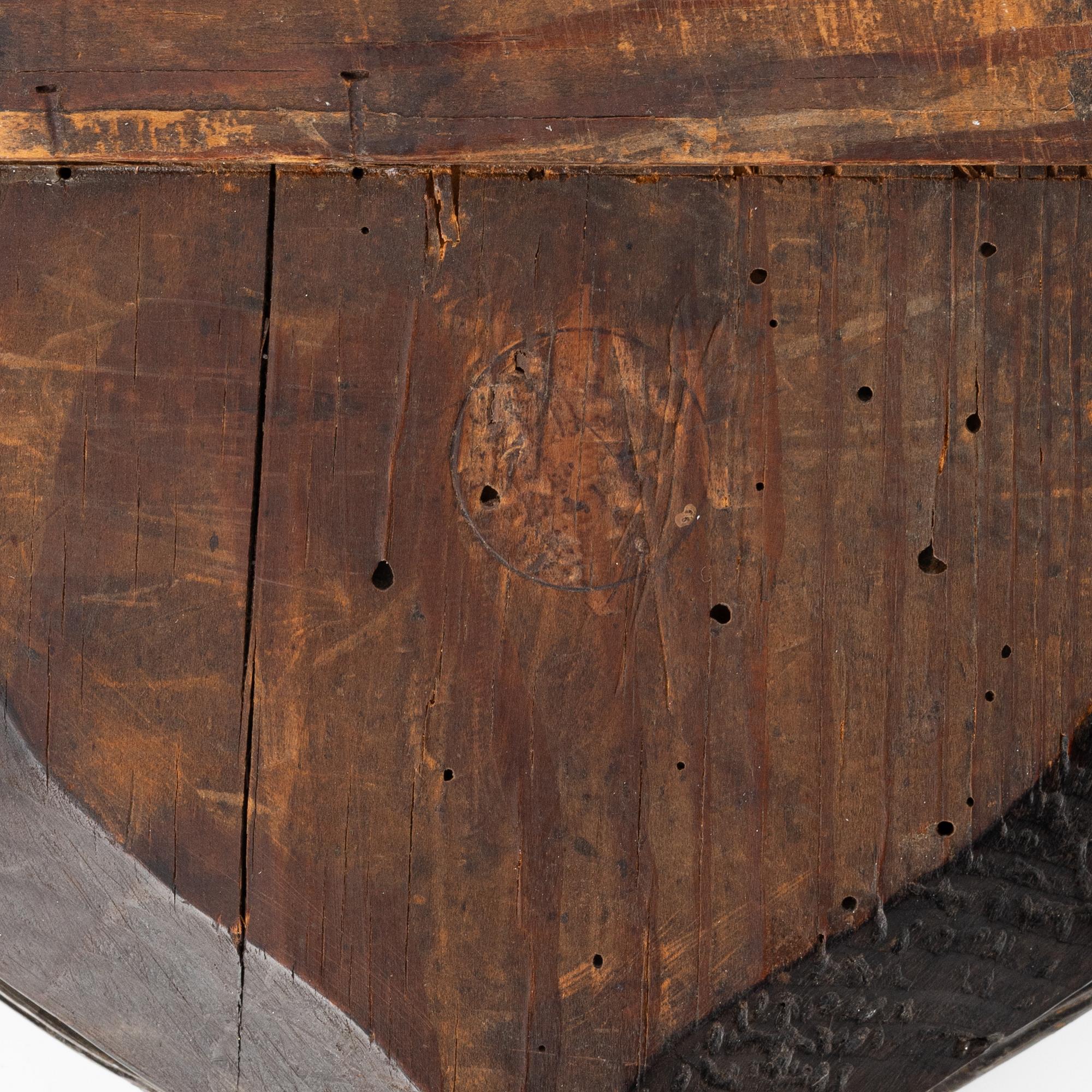 Spegellampetter, ett par, Rokokostil, tidigt 1900-tal utförda av äldre delar.