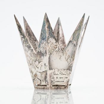 Wiwen Nilsson, bridal crown, silver, Lund, 1958.