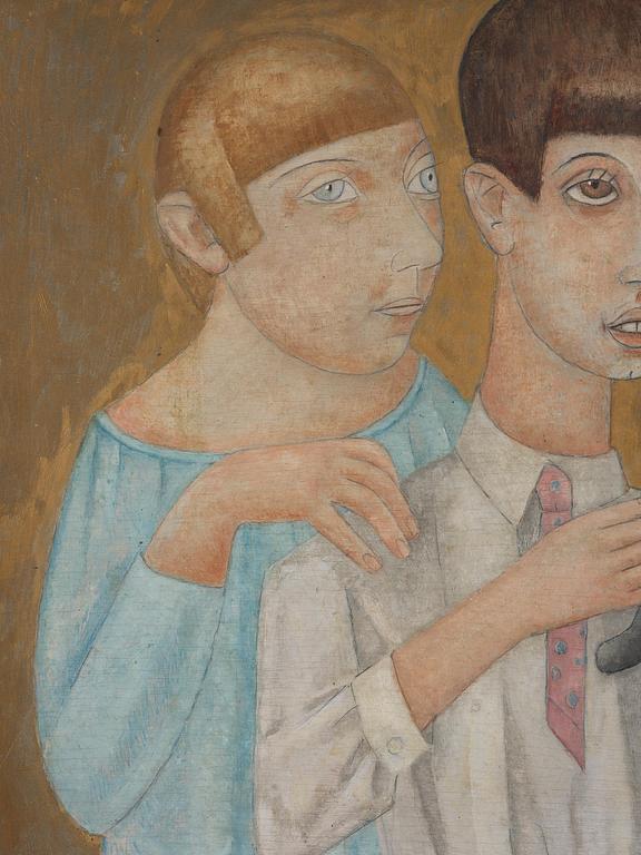 Marie Vassilieff, "Pierrot, sa maman et son chat".