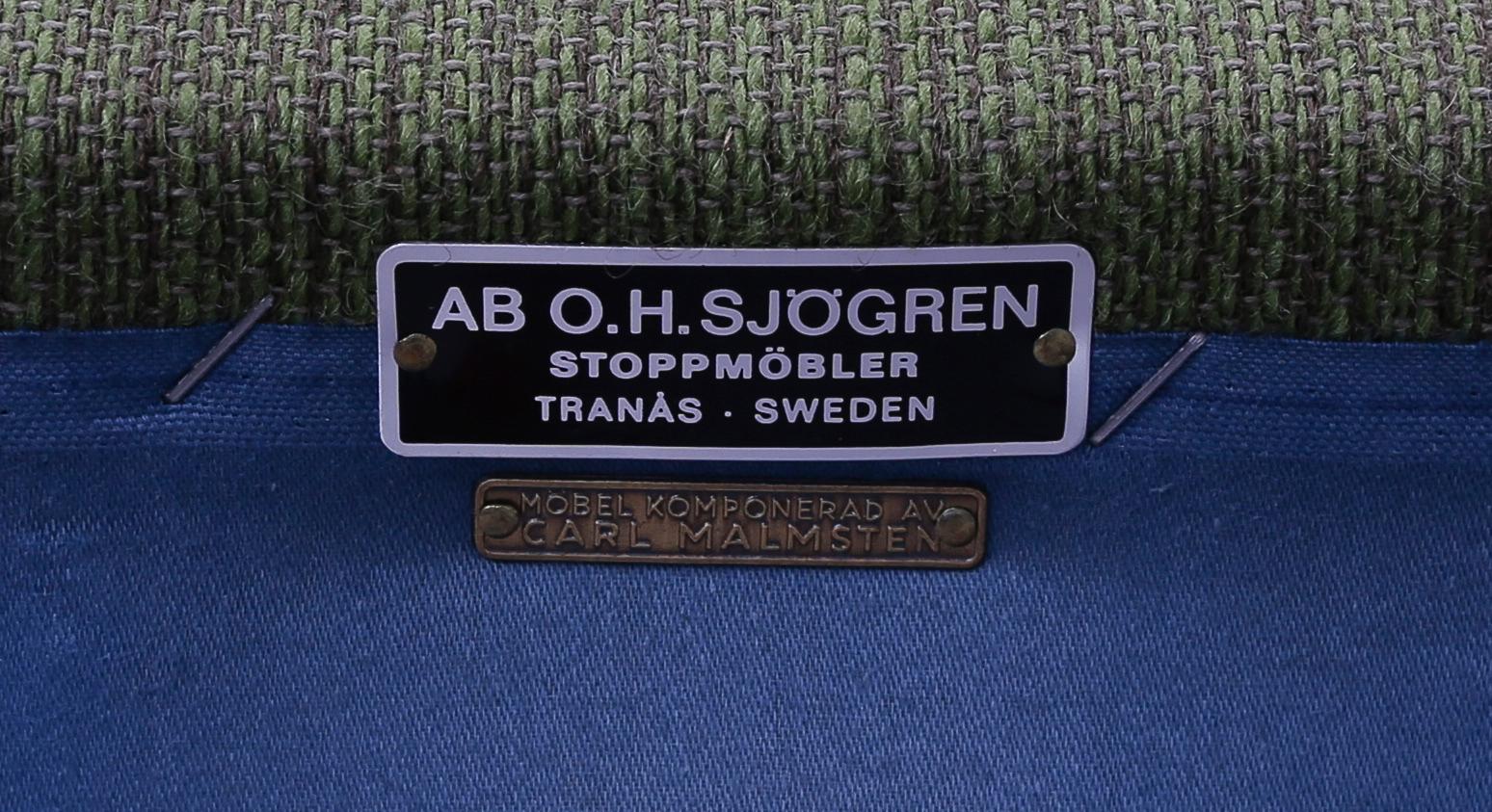 SOFFA, "Samsas", Carl Malmsten, AB O.H. Sjögren, Tranås, 1900-talets andra hälft.