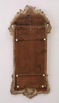 A Swedish Rococo 18th century mirror.