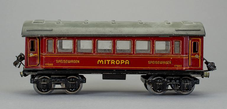 MÄRKLIN, restaurangvagn. Tyskland, 1930-tal.