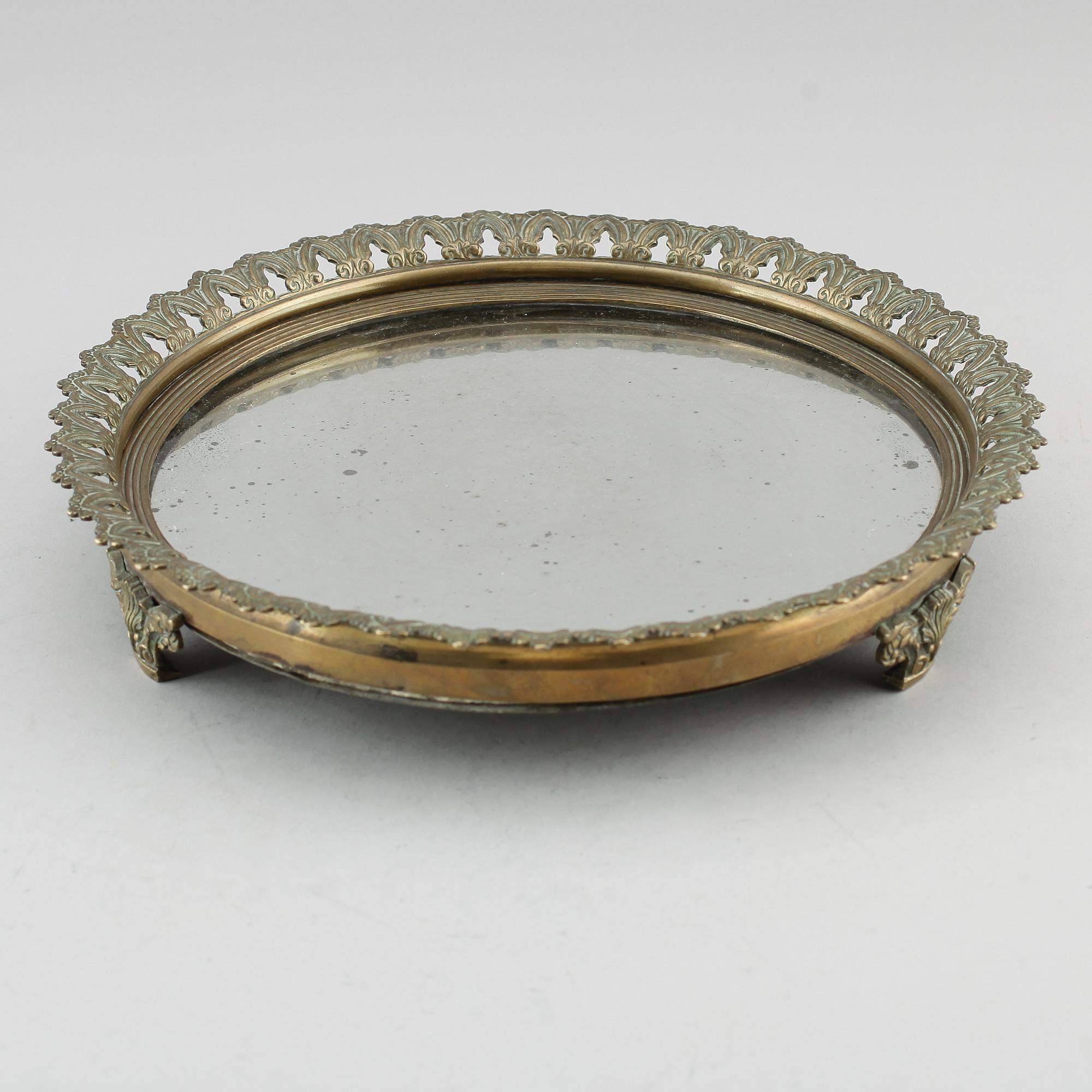 SPEGELPLATÅ, senempire, 1800-talets första hälft.