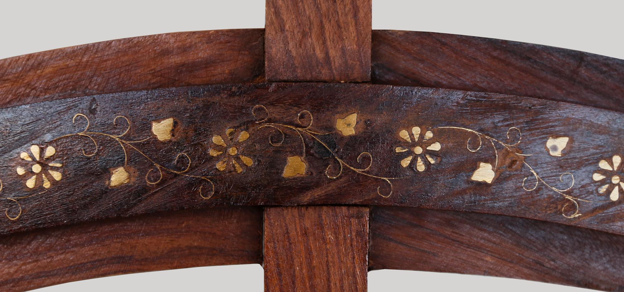 SKEPPSRATT, teak, orientalisk, 1900-talets slut.