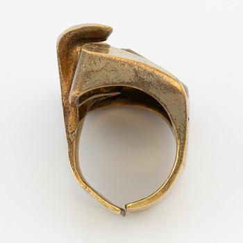 Björn Weckström, ring, "Scarab", bronze, Lapponia.