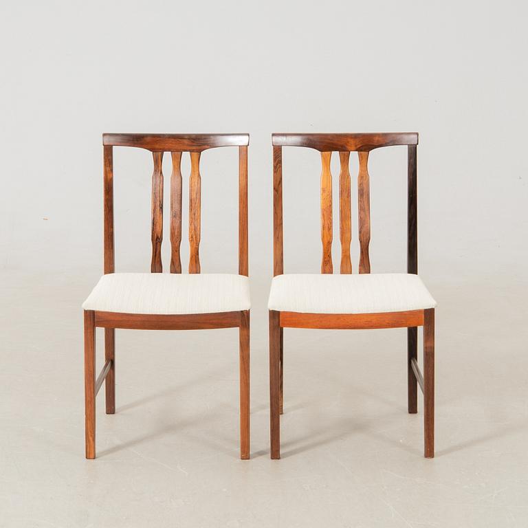 Nils Jonsson, dining table Troeds and 6 chairs, 1960s/70s.