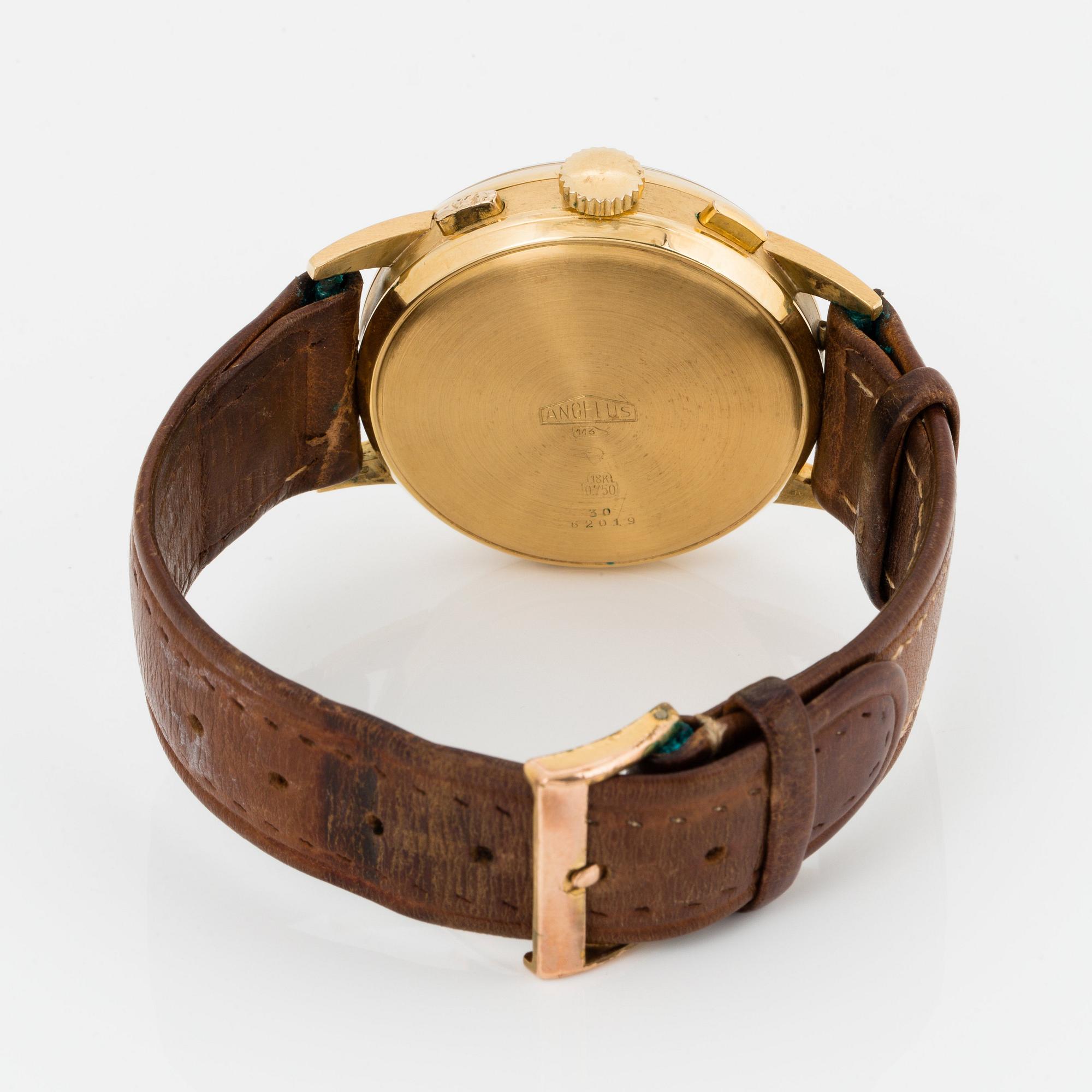 ANGELUS, Chronodato, chronograph.