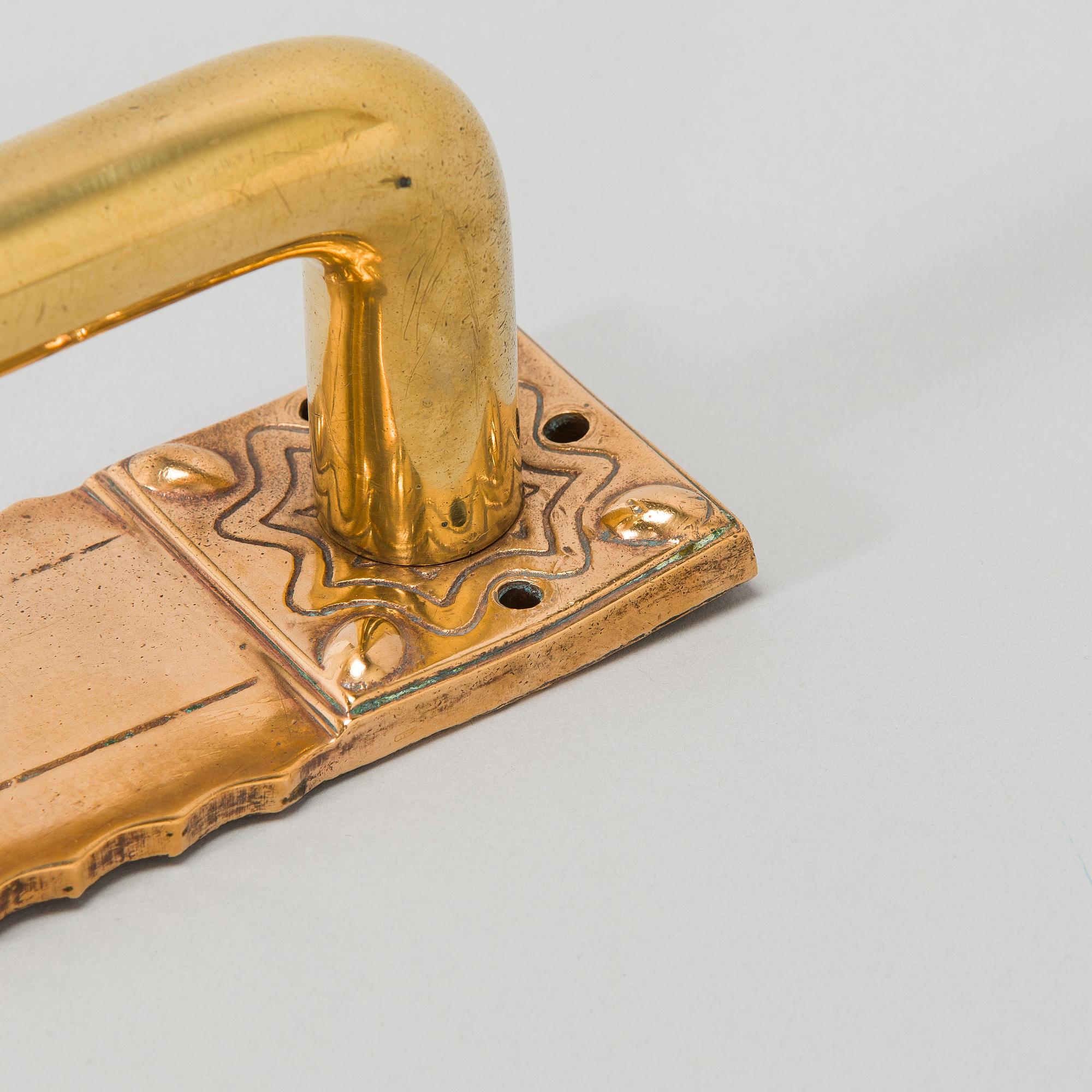 Dörrhandtag,  1862 eller 1918.