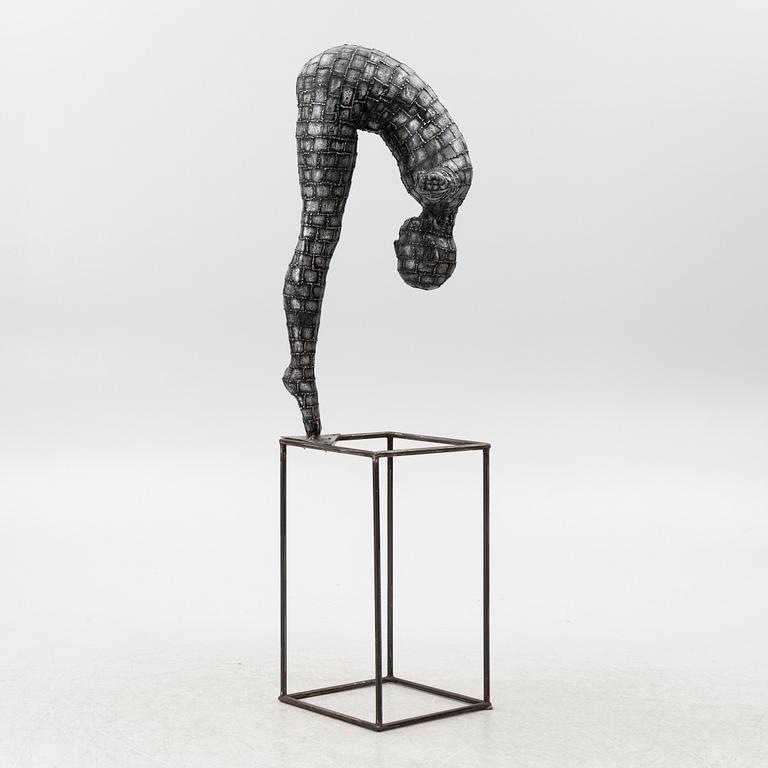 Dekorativ skulptur, patinerad aluminium, Art People Gallery Paris, 2000-tal.