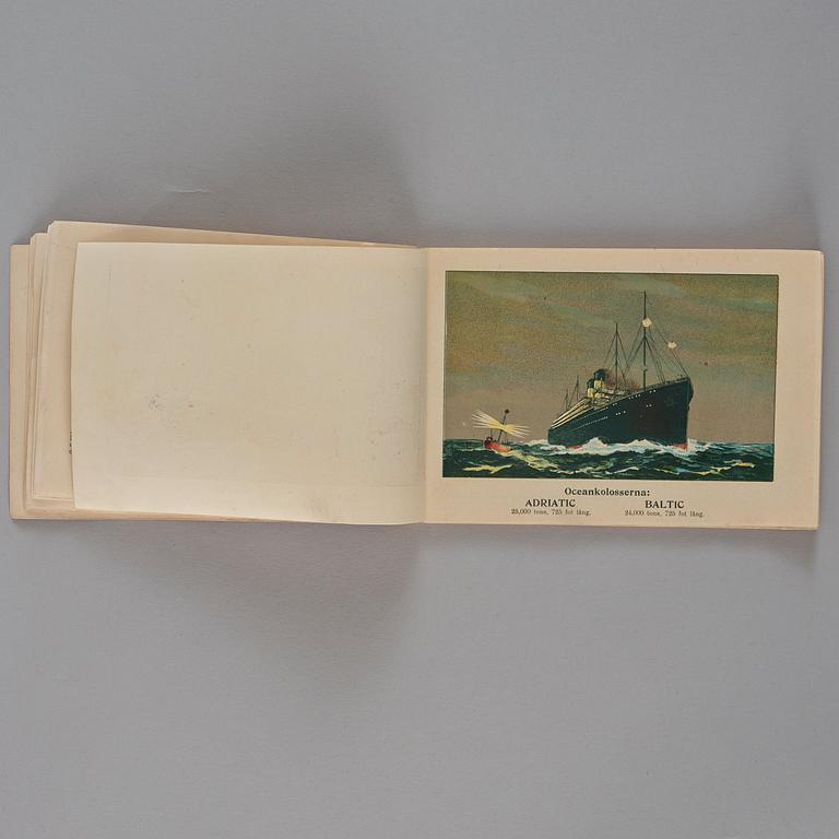 A White Star Line Agent's Brochure, OLYMPIC & TITANIC.