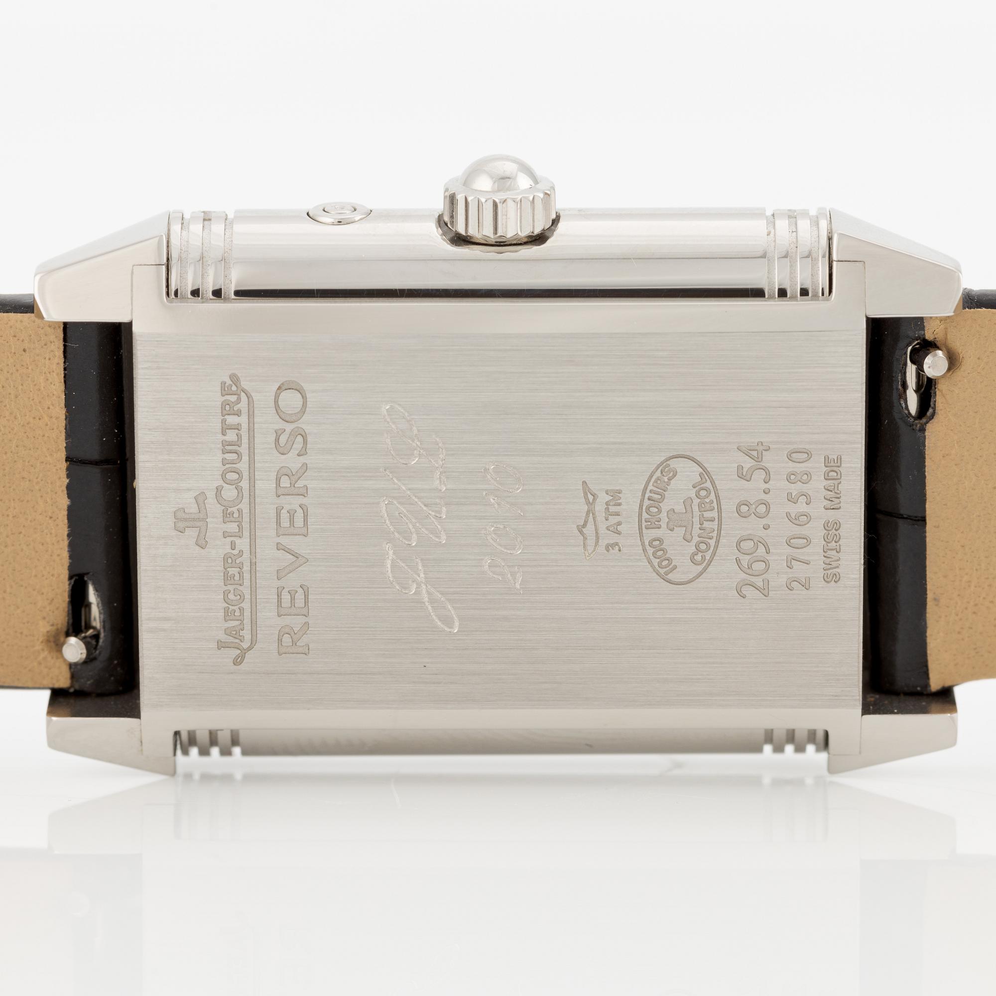 Jaeger-LeCoultre, Reverso Duetto Duo, wristwatch, 40.2 x 25 mm.