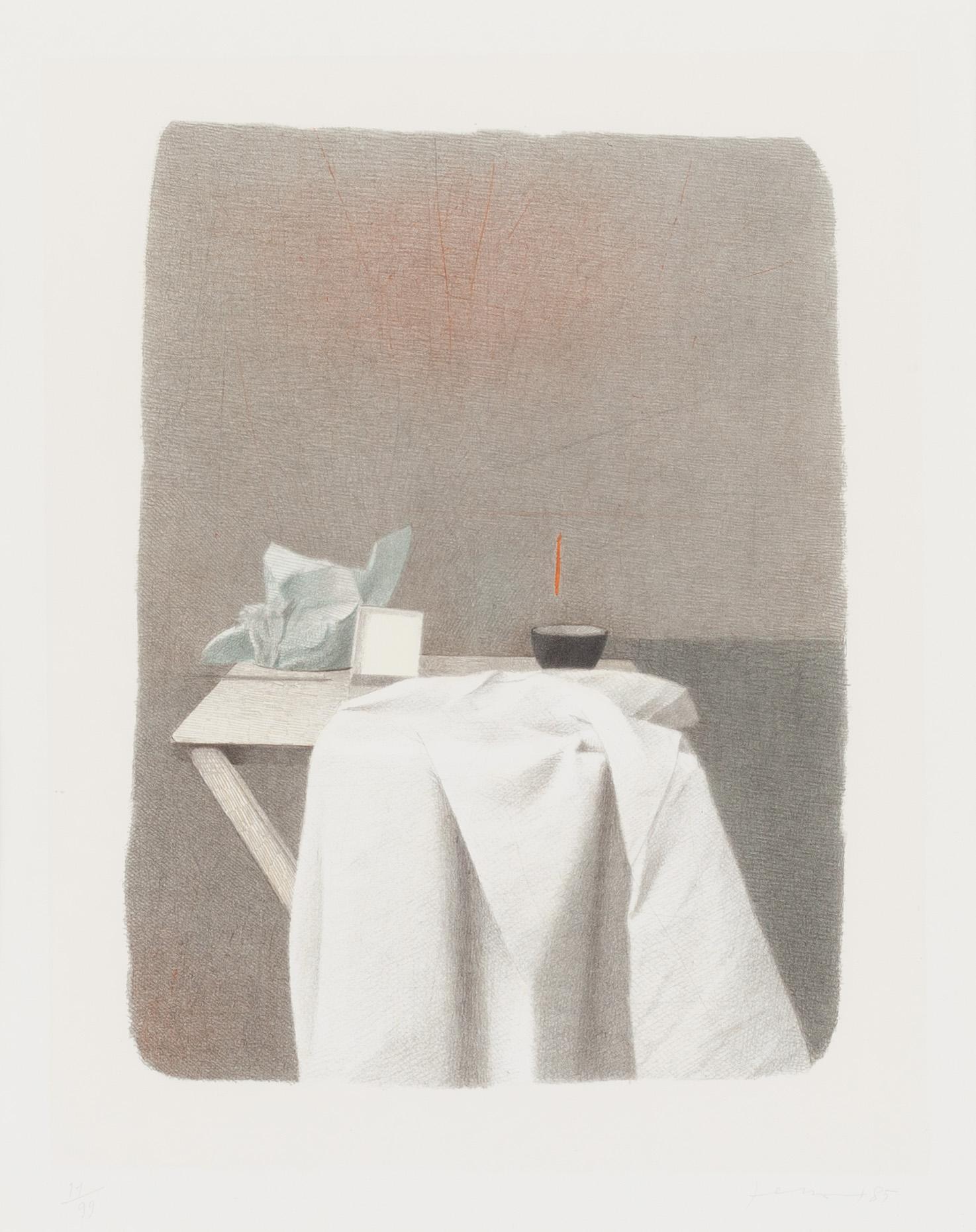 Gianfranco Ferroni, lithograph, signed and dated -85, numbered 11/99.