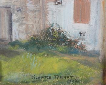 RANFT, RICHARD. Pastell. Sign o dat 1897.