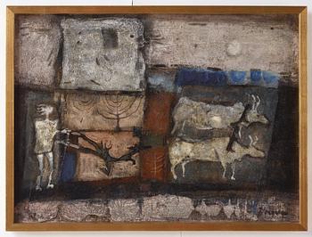 James Coignard, olja på duk, signerad.