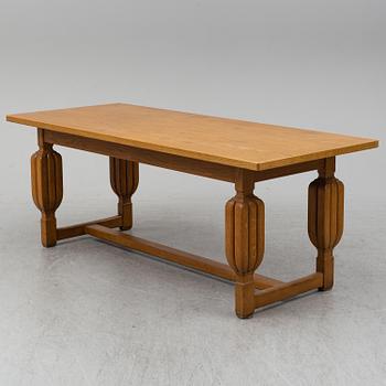 CARL MALMSTEN, a oak dining table.