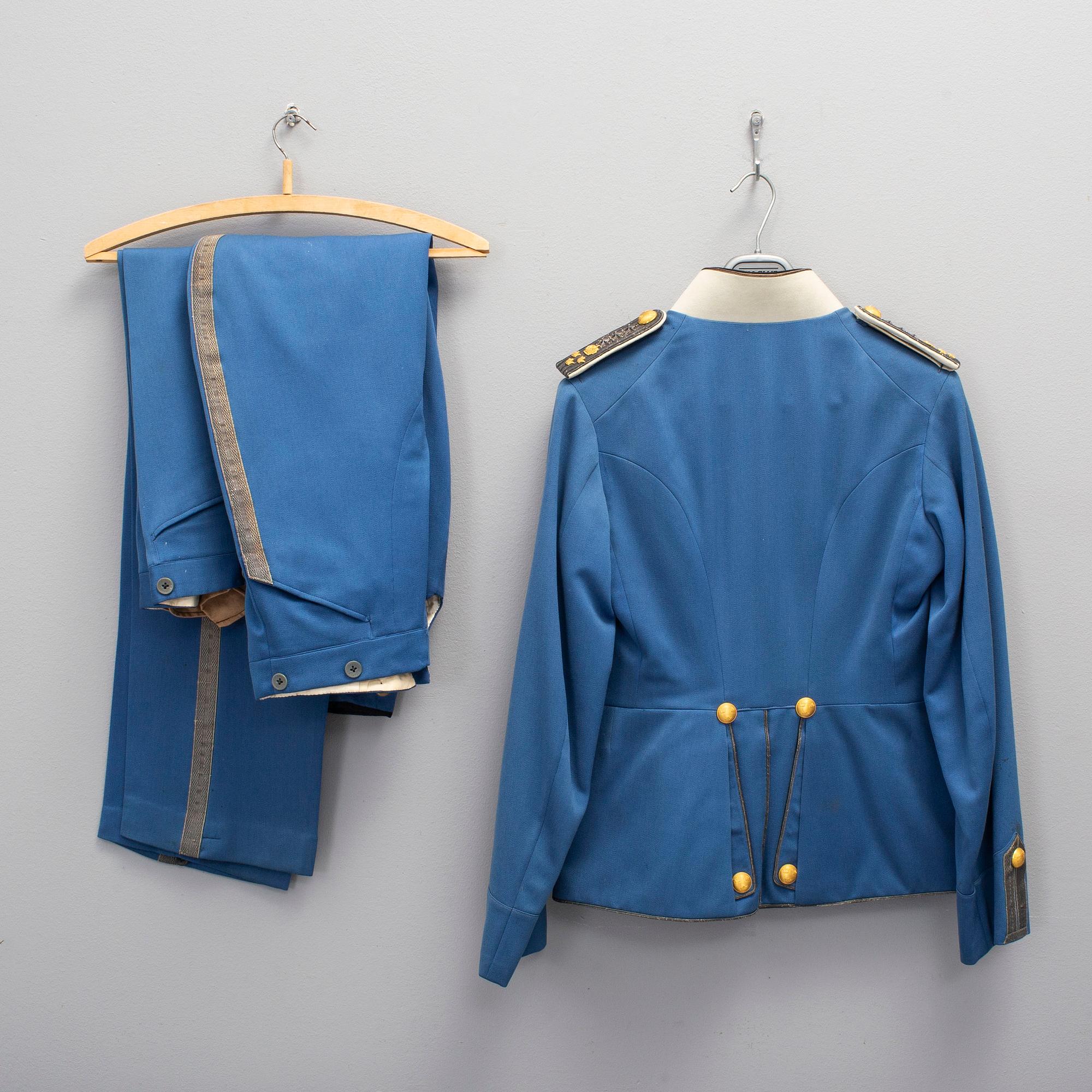 UNIFORM, svensk, m/1895 för officer vid Livregementets dragoner.