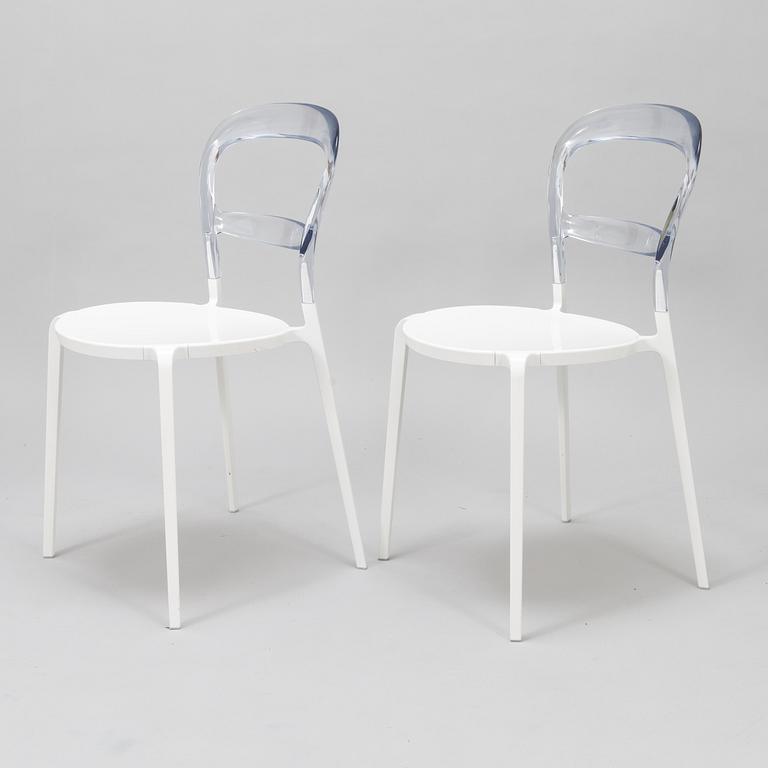 RUOKAPÖYTÄ JA 6 TUOLIA, Calligaris, Italien, 2000-tal.