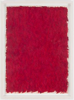 ANDERS KNUTSSON, oil on handmade paper.
