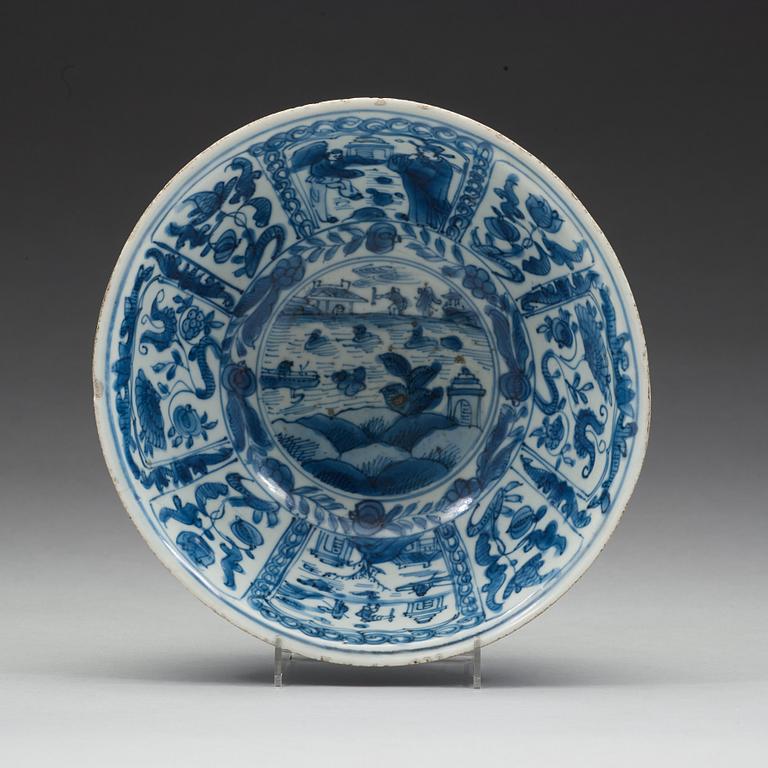 A blue and white bowl, Ming dynasty (1368-1644).