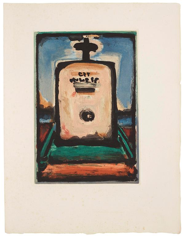 Georges Rouault, "Tombeau", from: Les Fleurs du mal.