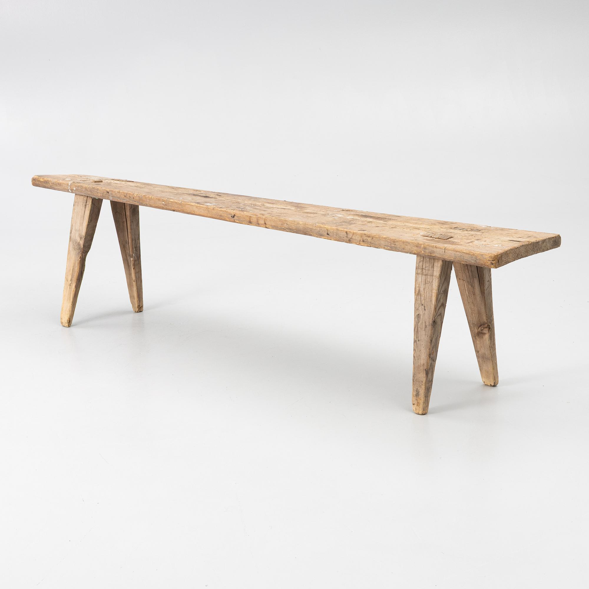 A bench, late 19th century.