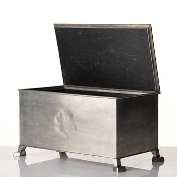 Nils Fougstedt, & Thorvald Alef, a pewter case, Firma Svenskt Tenn, Stockholm 1930.