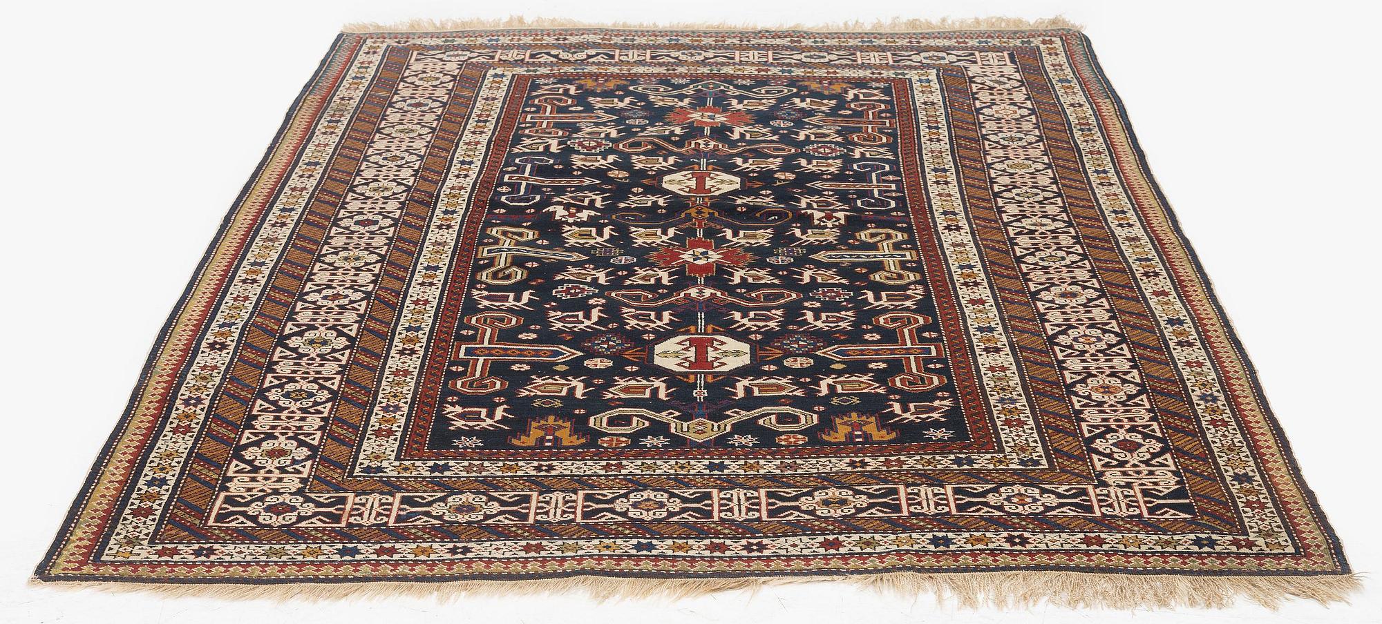 An antique Perepedil rug, Eastern Caucasus, c. 195 x 136 cm.