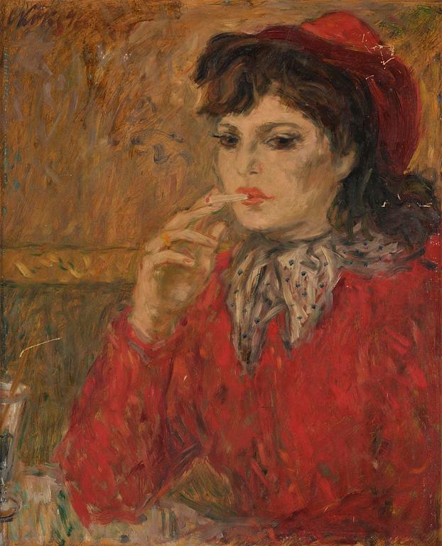 Endel Kõks, Smoking lady in red.
