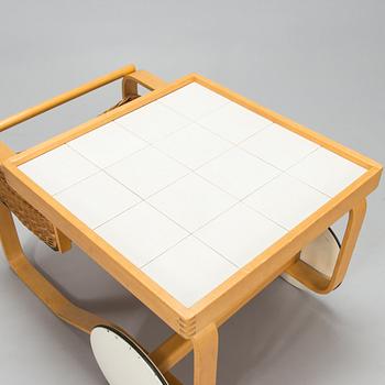 Alvar Aalto, a 1970's '900' tea trolley for Artek.