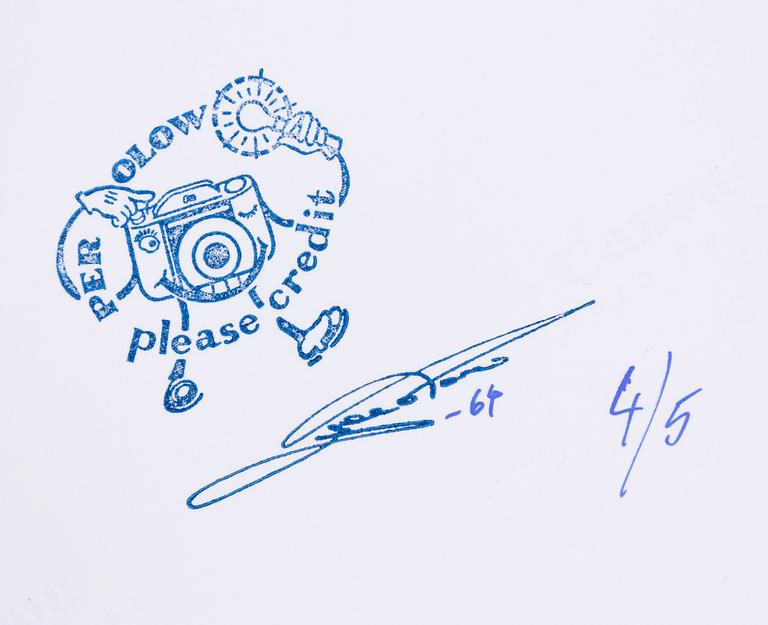 Per-Olow Anderson, "Carl-Gustaf Lindstedt during the filming of Wild West Story", 1964.