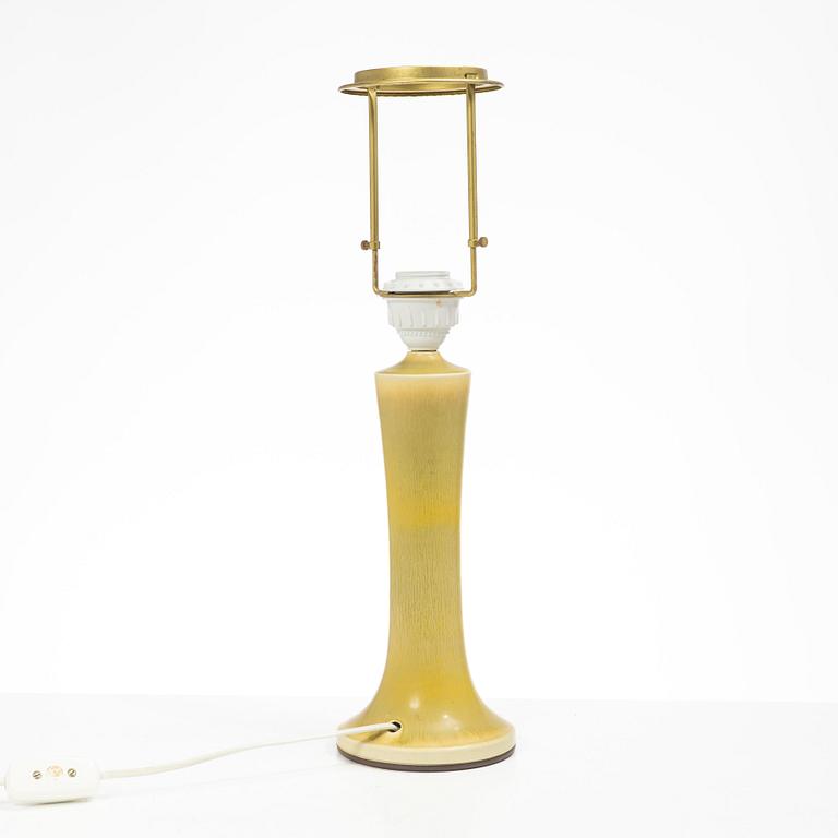 Berndt Friberg, a stoneware table lamp, Gustavsbergs studio, Swedne, 1975.