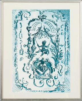 PETER DAHL, grafiskt blad, sign.