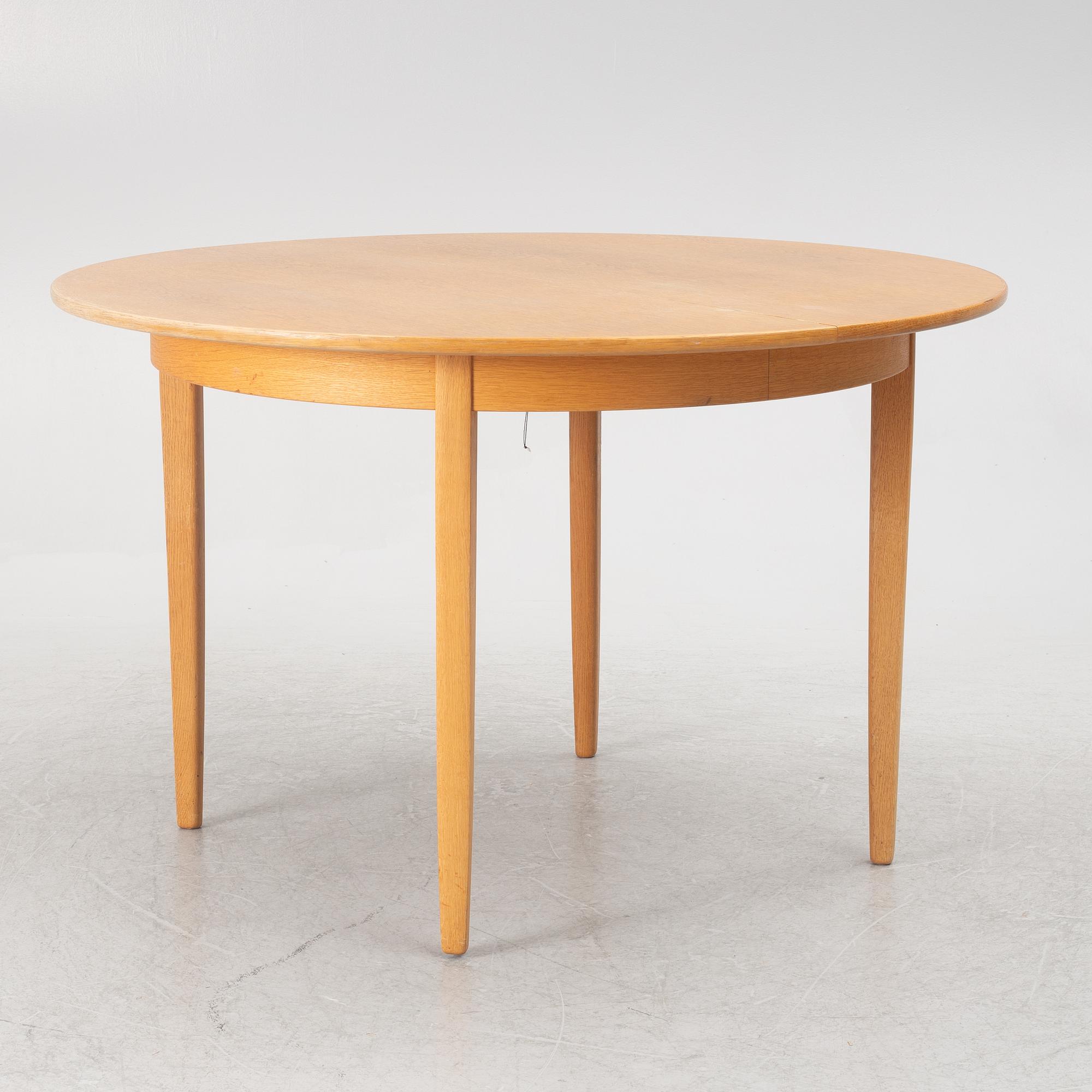 Carl Malmsten, an 'Åfors' dining table, second half of the 20th century.
