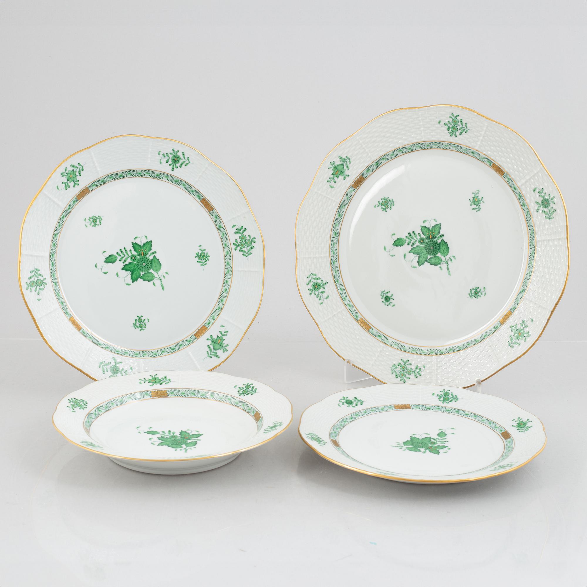 A 130 pcs dinner service, Herend, Hungary.