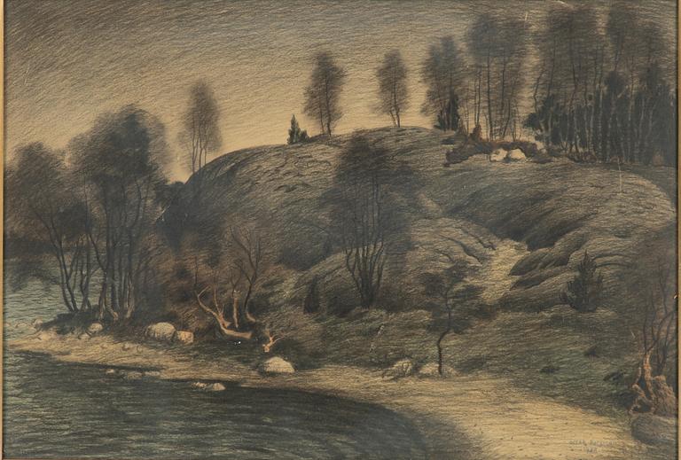 Oskar Bergman, Near the Hill.