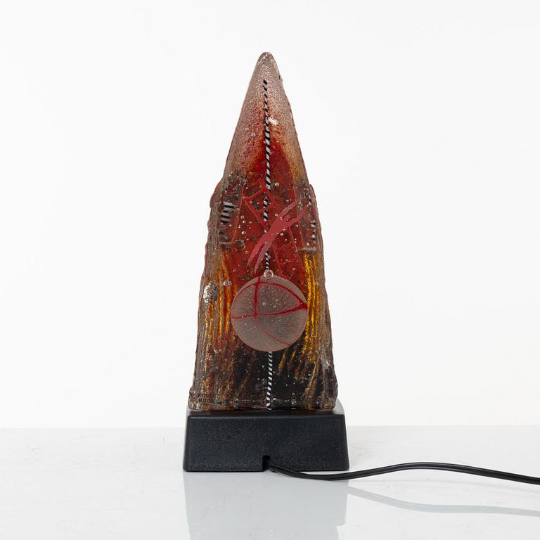 Bertil Vallien, a glass sculpture, Kosta Boda.