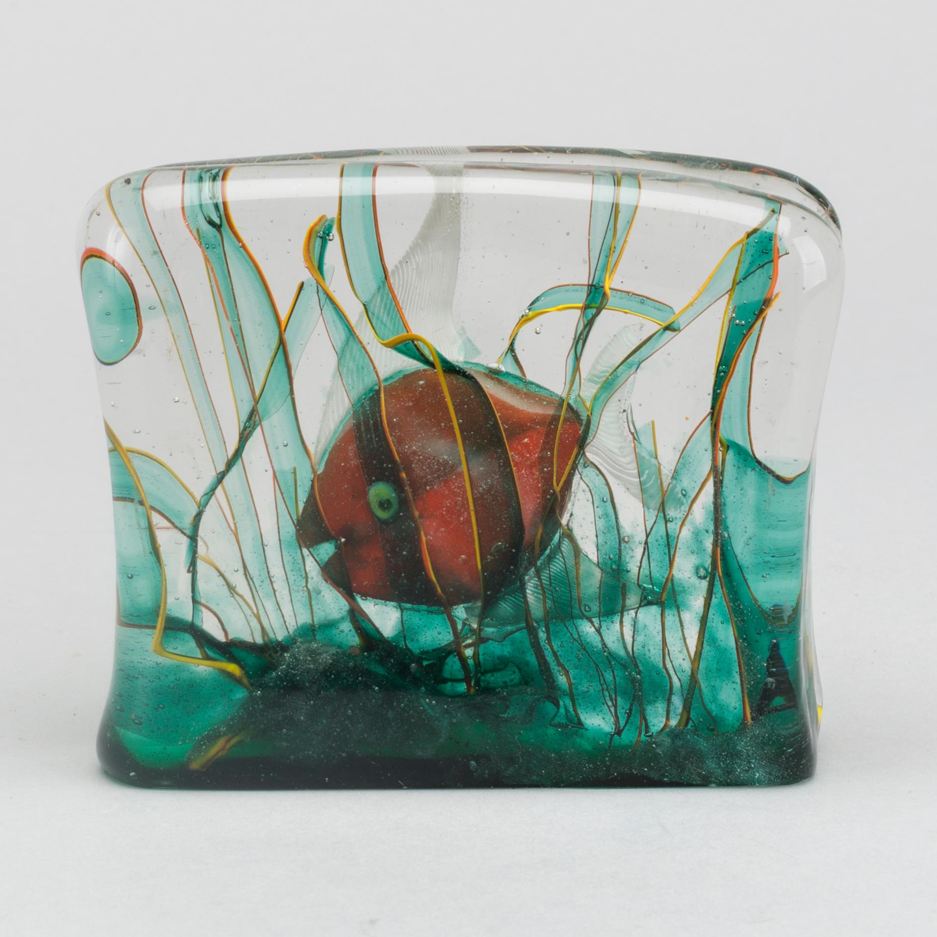 A GINO CENEDESE MURANO GLASS SCULPTURE.