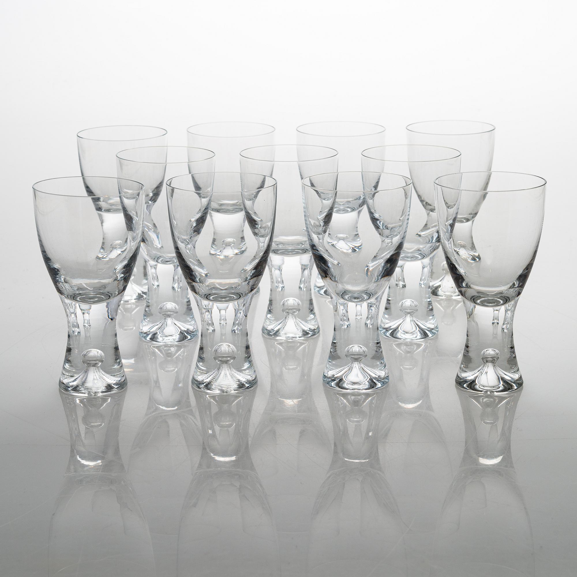 Tapio Wirkkala, A 50-piece set of 'Tapio' glassware for Iittala, Finland, model 2101.