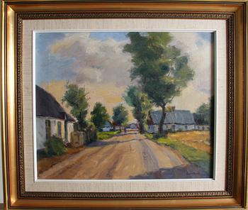 BERLIN, GUSTAV, 2 st, oljor, sign o dat 1964-1975.