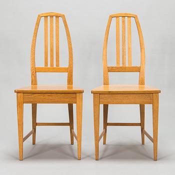 Louis Sparre, six chairs for Aktiebolaget Iris. Around 1900.
