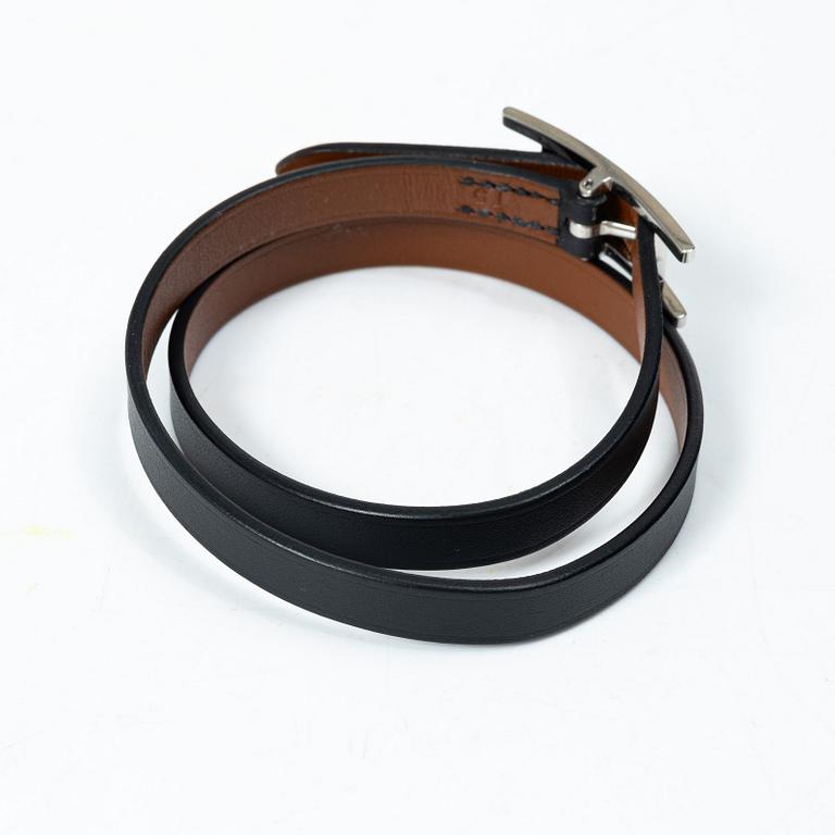 Hermès, bracelet, “Behapi Double Tour”.