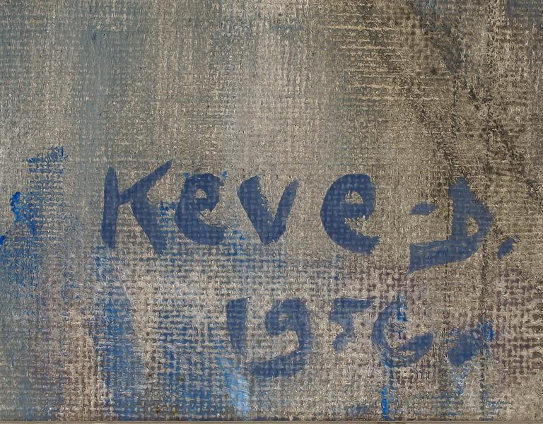 OKÄND KONSTNÄR, olja på duk, signerad Keve -d, daterad 1956.