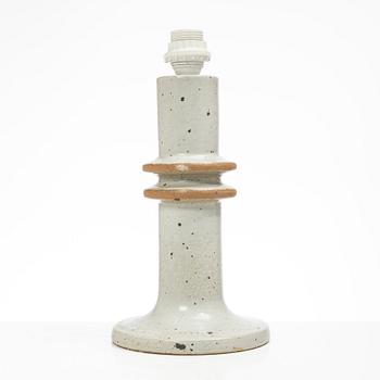 Lisa Larson, a stoneware table lamp, Gustavsbergs Studio, Sweden, probably 1960's/70's.