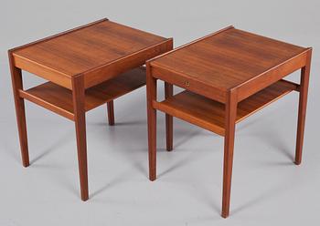 SÄNGBORD, ett par, "Dixi", Tingströms, 1900-talets andra hälft.